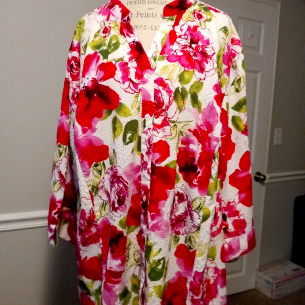 Maggie Barnes 4X Poppy Blouse
